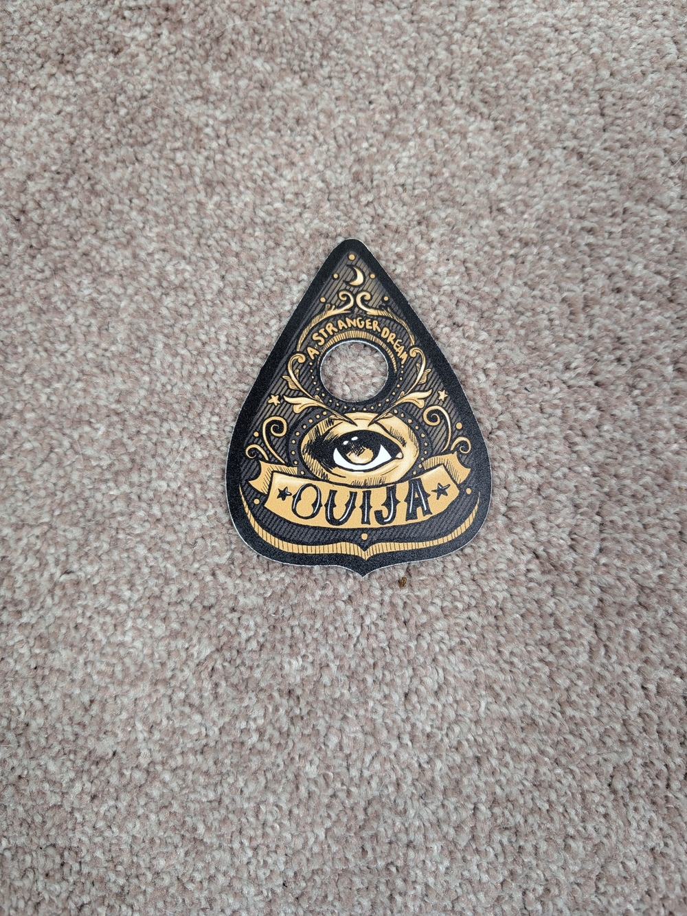 Ouija Board Planchette Bookmark! 🖤